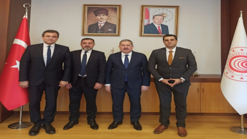 TİBFED Yönetiminden Ticaret Bakan Yardımcısı Gürcan’a ziyaret