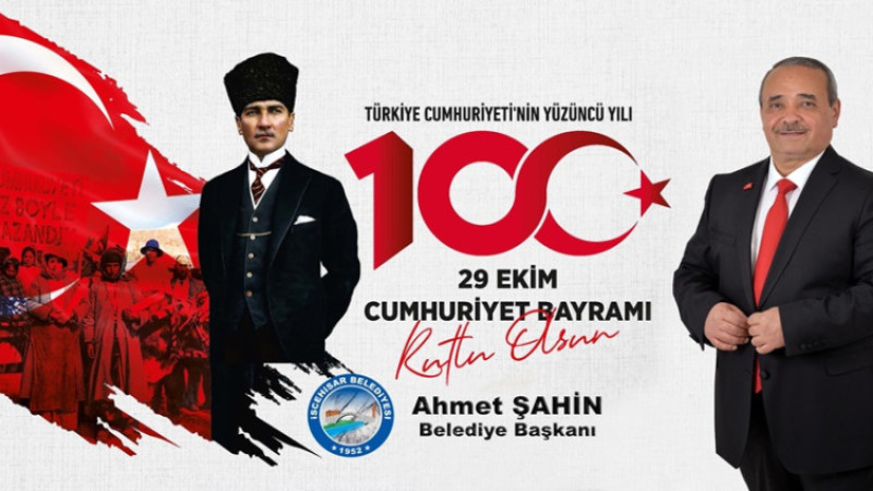 Ahmet Şahin, cumhuriyetimizin 100. yılı sebebiyle bir mesaj yayımladı