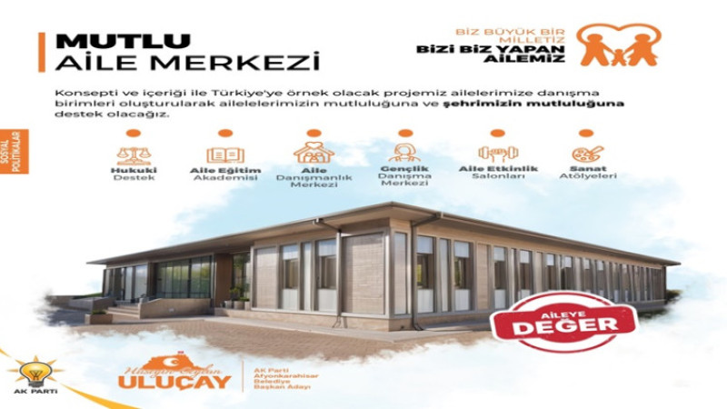 Uluçay’dan Türkiye’ye örnek olacak bir proje