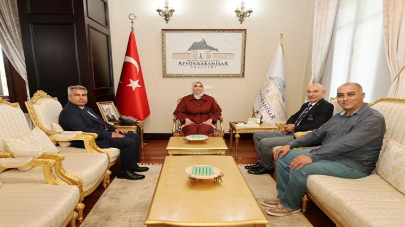 Vali Yiğitbaşı, Yüksel Elçi ve Mustafa Şengül'ü makamında kabul etti