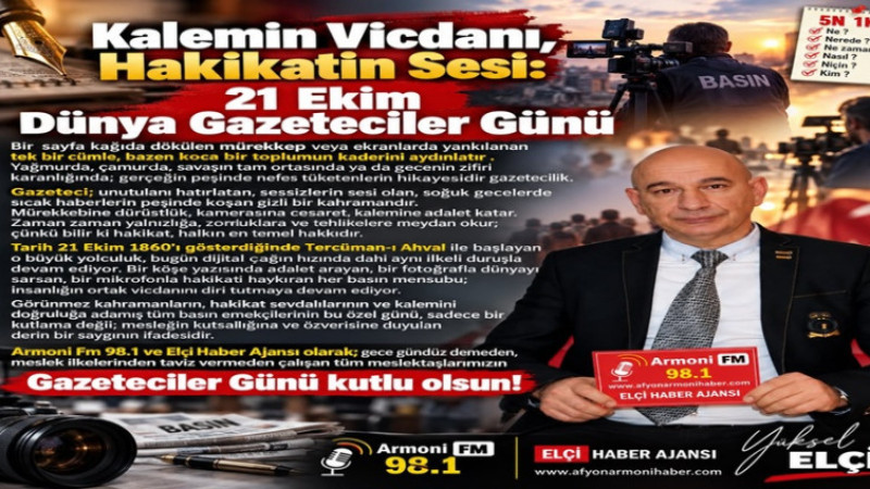 Hakikatin Sesi: 21 Ekim Dünya Gazeteciler Günü 