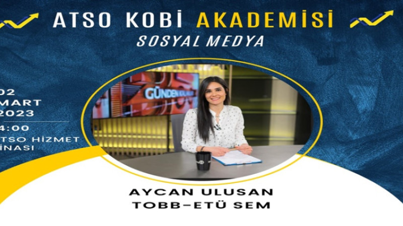 ATSO'da sosyal medya eğitimi verilecek