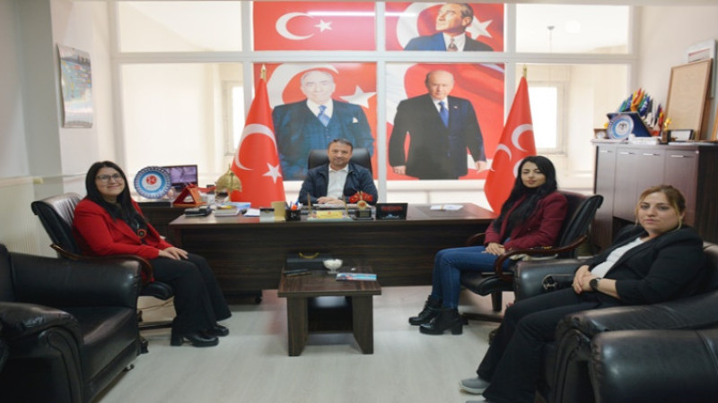  Kavas’tan MHP İl Başkanı Ahmet Kahveci’ye teşekkür ziyareti