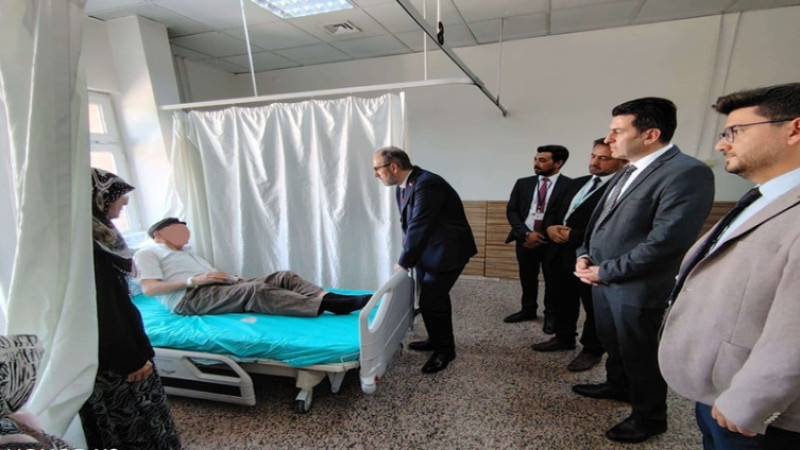 İl Sağlık Müdürü Dr. Hakkı Öztürk, ziyaretlere devam ediyor