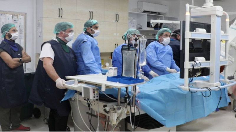 AFSÜ Hastanesi Çocuk Kardiyoloji'de bir günde 11 çocuk şifa buldu