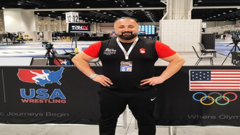 Afyonlu milli güreşçi Hüseyin Aydoğan, ABD'de mindere çıkıyor