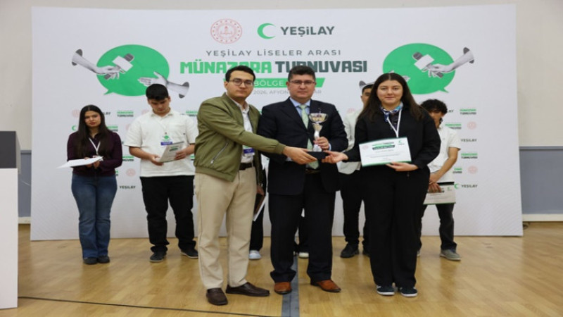 Yeşilay Münazara Turnuvası, Afyonkarahisar'da gerçekleştirildi
