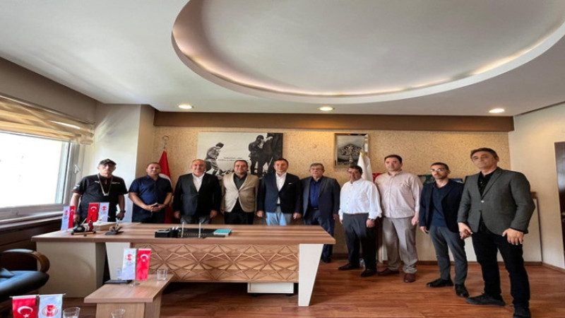 ALZ Grup Ceo'su Cihat Alagöz, AGC'yi ziyarette bulundu